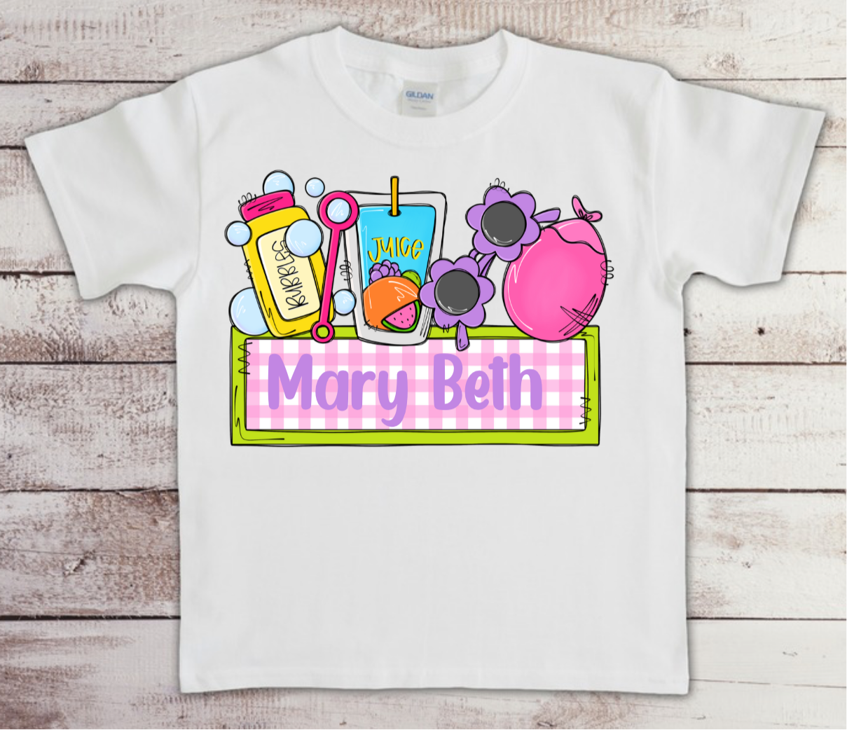 Summer Fun tshirt girl
