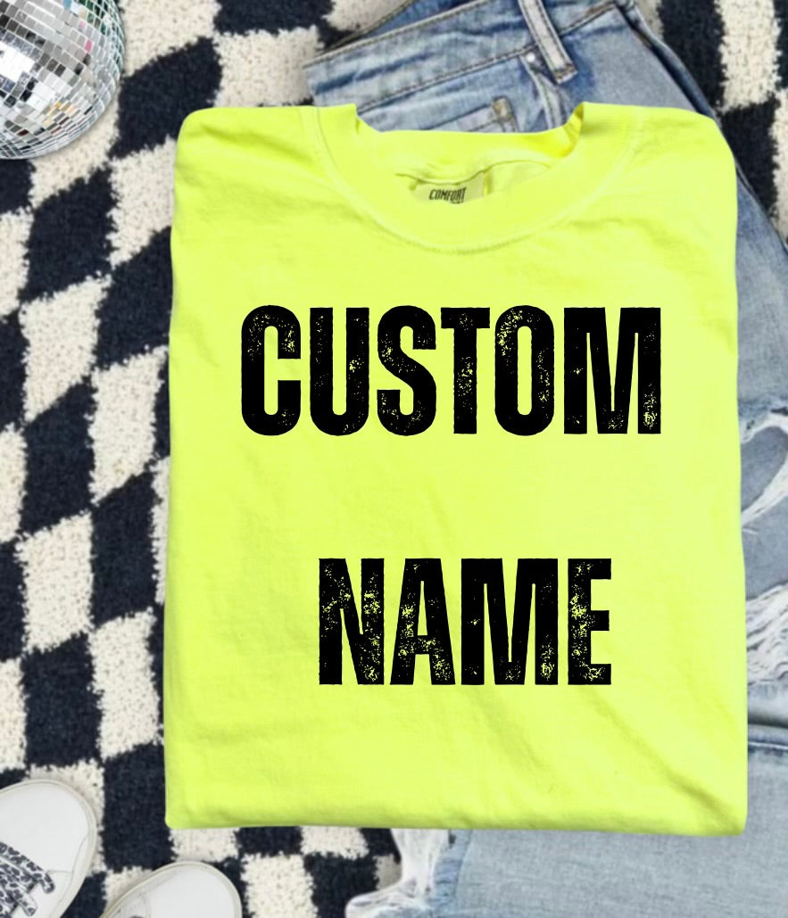 Youth Checkered Bow Mascot Tee