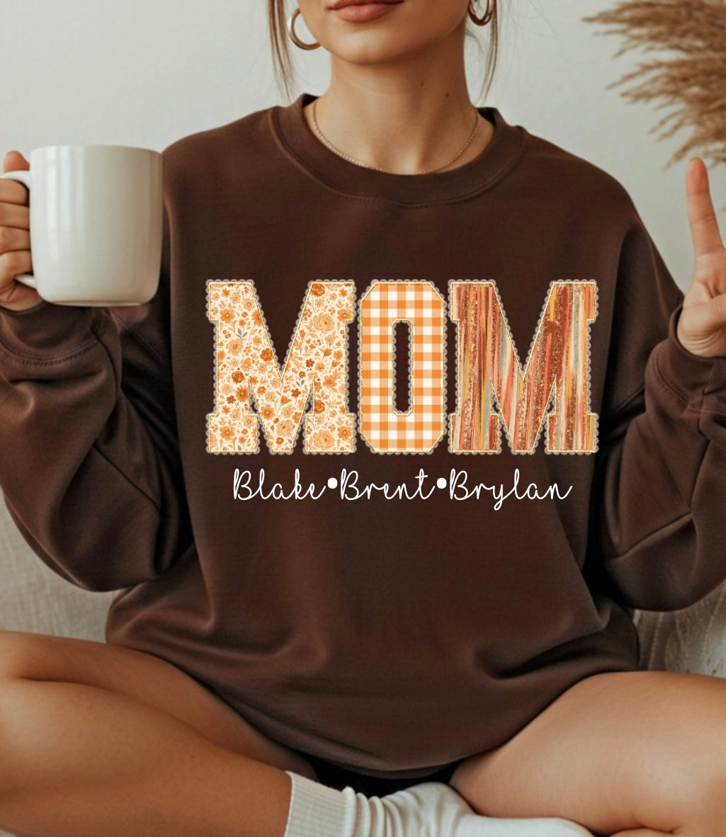 Dark chocolate customized sweatshirt