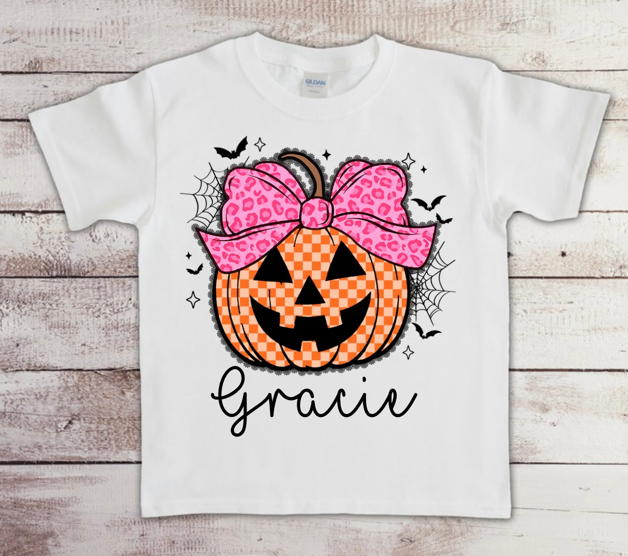Pumpkin with bow