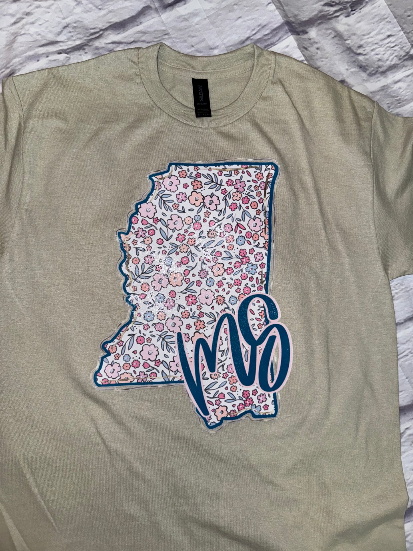 Floral Ms Tshirt