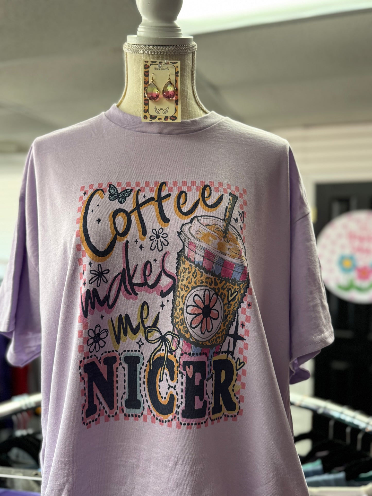 Coffee makes me nicer tshirt