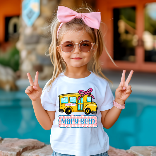 Youth Bus Personalized Tee