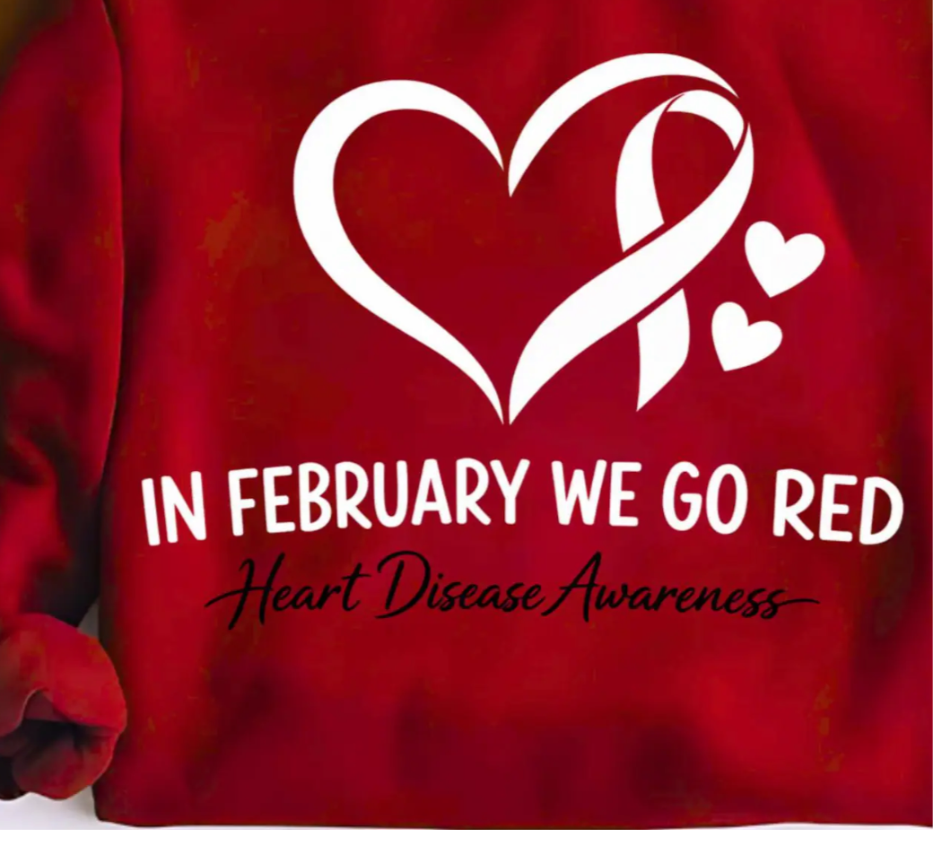 In Feb we wear red