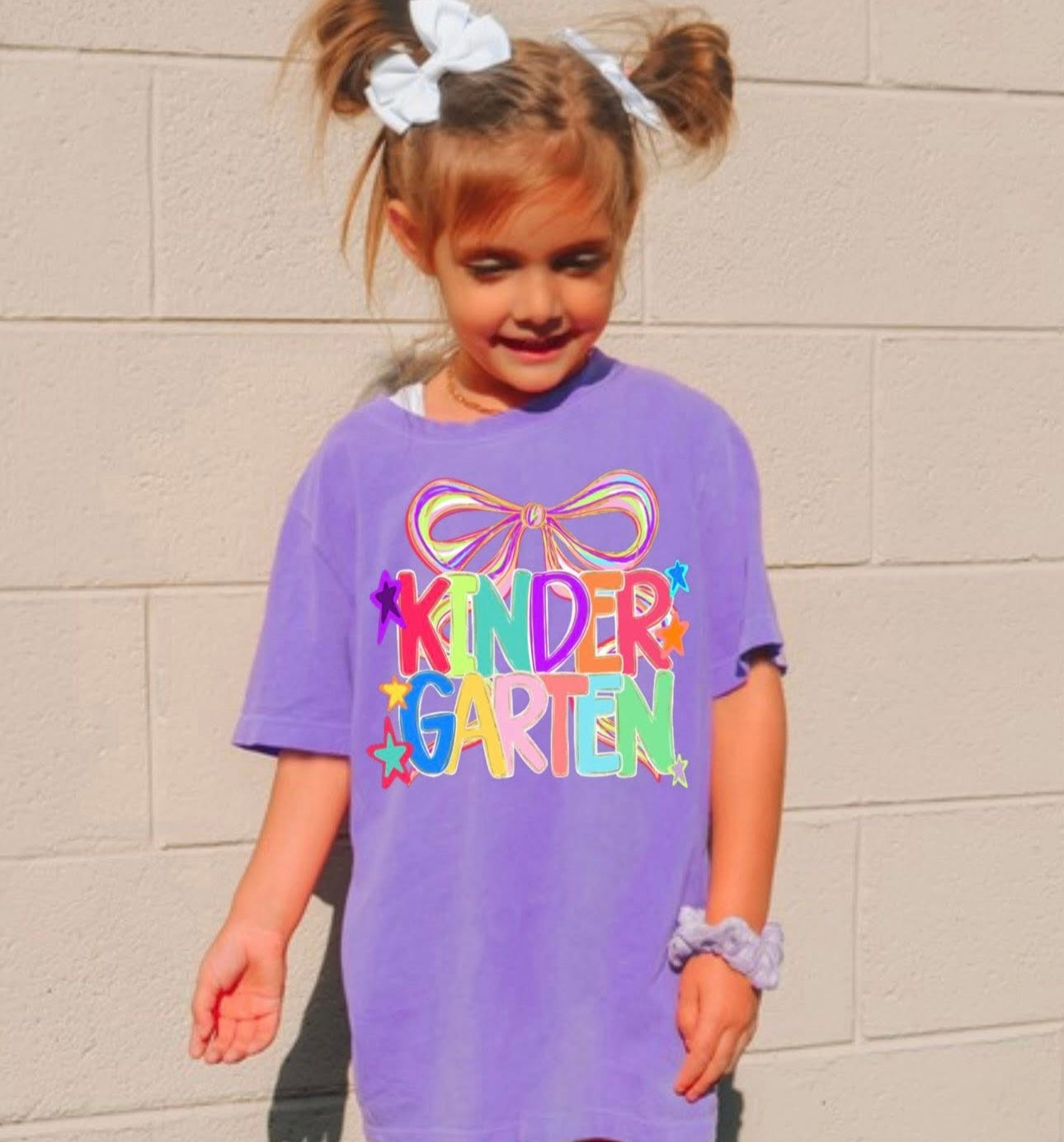 Kindergarten Bow Tee