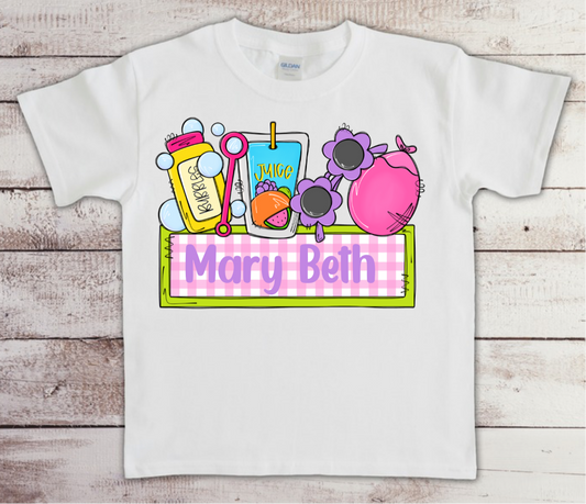Summer Fun tshirt girl
