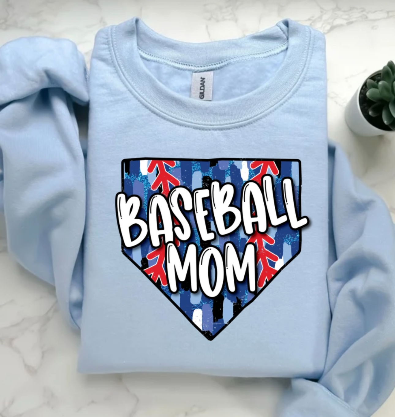 Baseball Mom Gildan sweatshirt