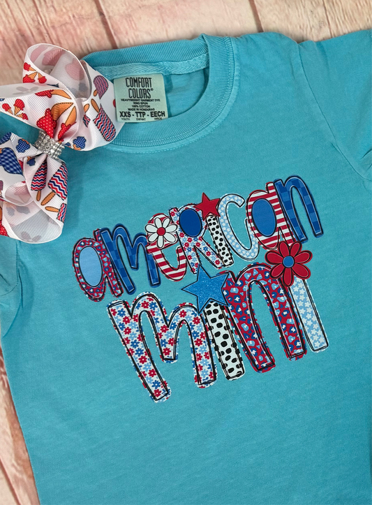 American Mama and American Mini tshirt