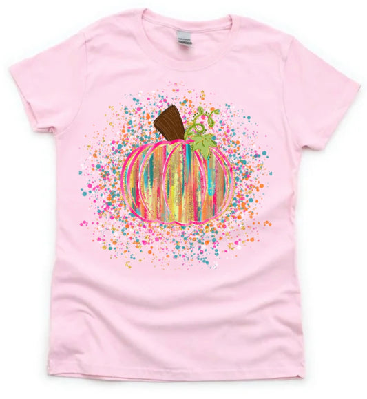 Speckled Brush Pumpkin Tee