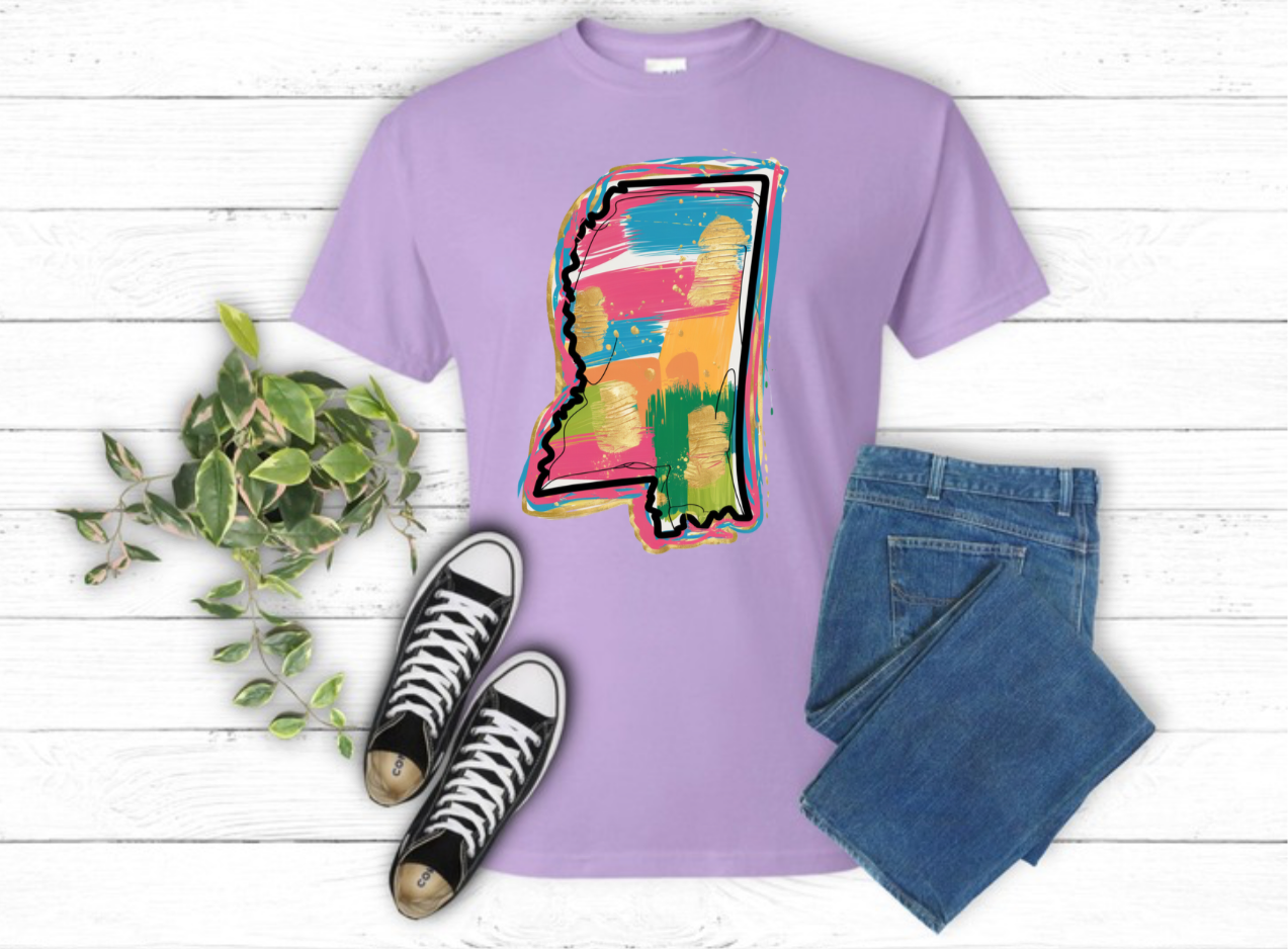 Watercolor MS Gildan tshirt