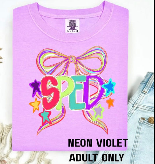 Sped Bow Tee