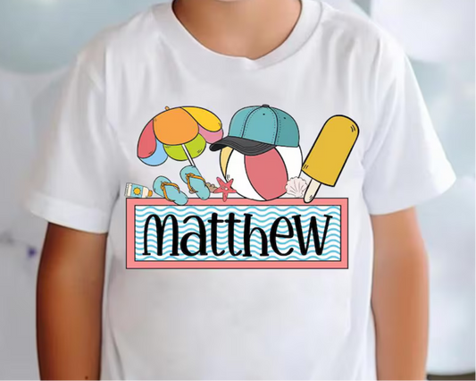 Summer fun tshirt boy