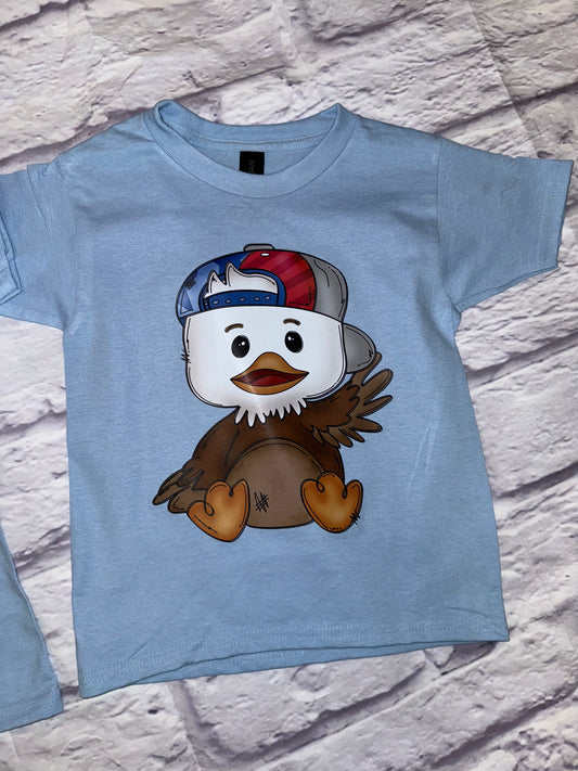 Patriotic Eagle Boy tshirt