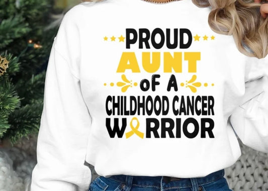 Proud Aunt childhood cancer