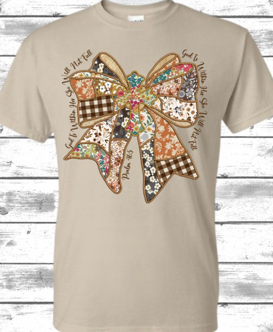 Fall bow tshirt