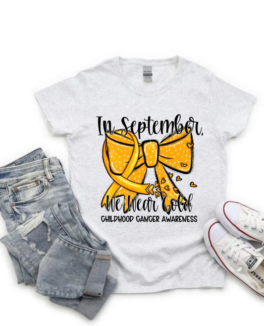 In September Childhood Cancer