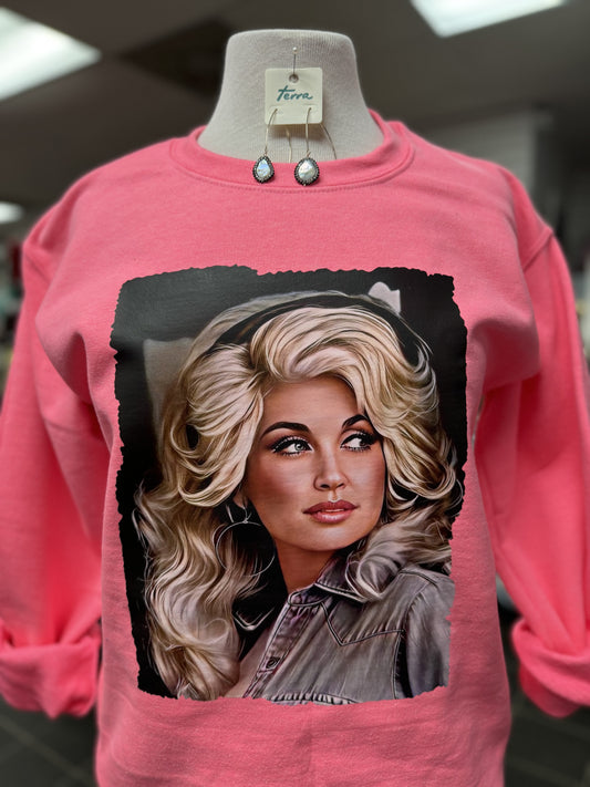 Dolly neon pink sweatshirt