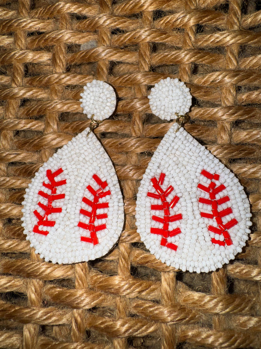 For The Love of Baseball Earrings