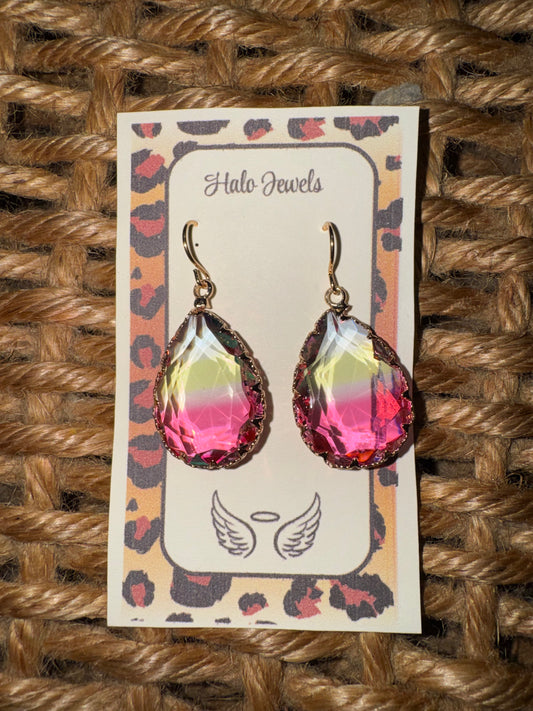 Multicolor Stone Earrings